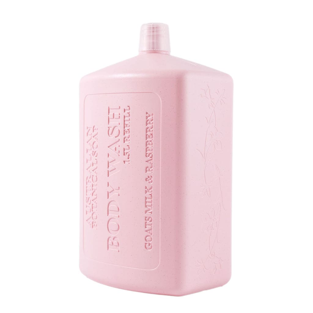 Goats Milk with Raspberry Body Wash Refill - 1.5L - Image 4