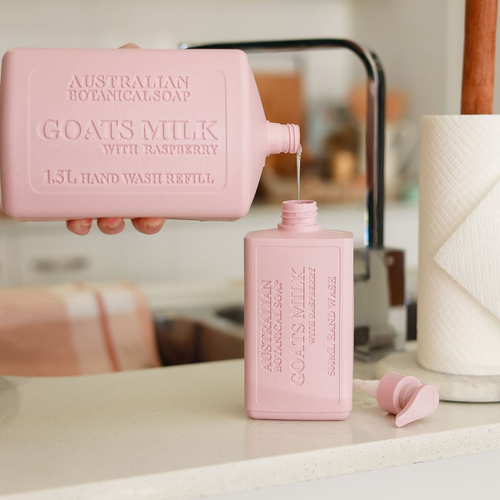 Goats Milk & Raspberry Hand Wash Bundle