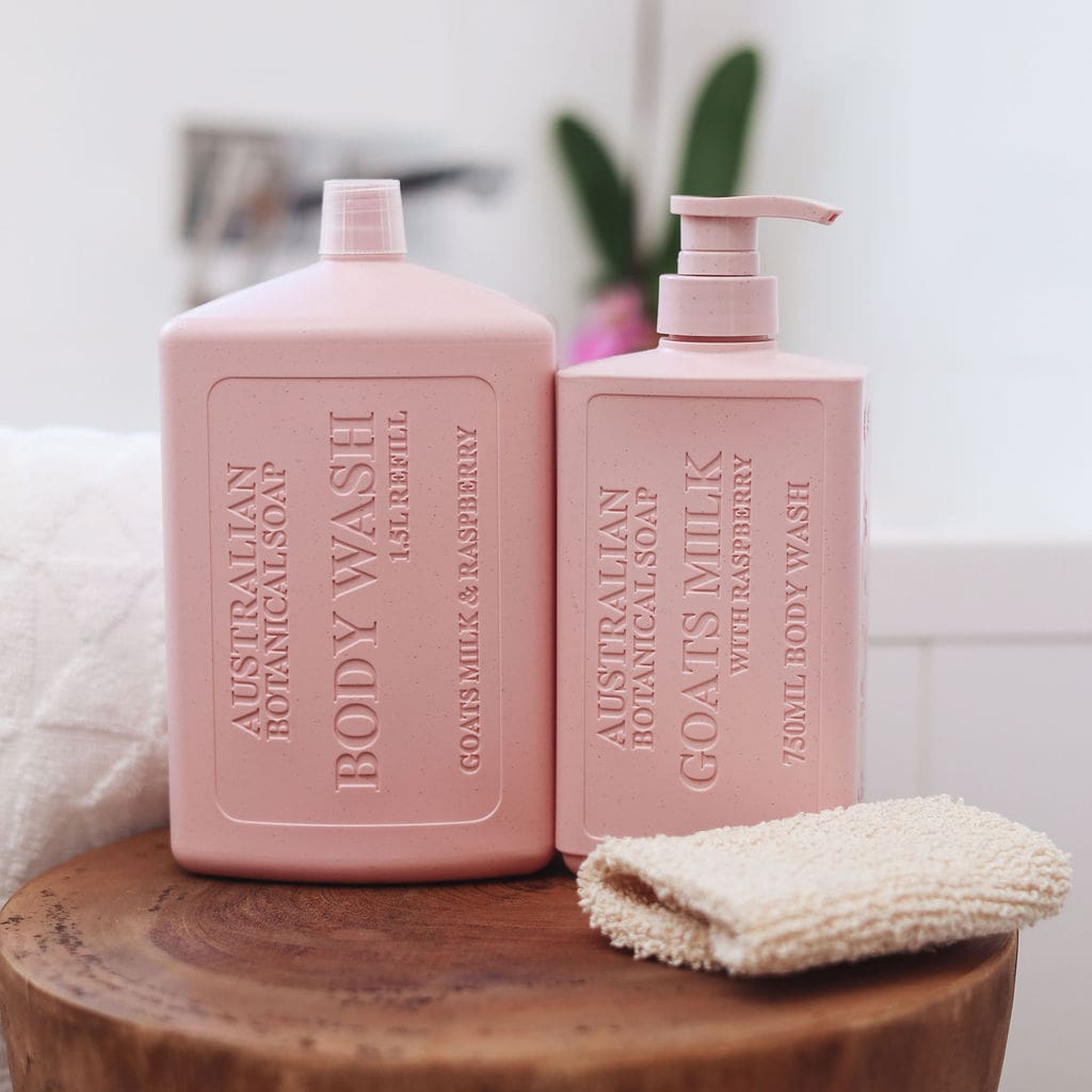 Goats Milk with Raspberry Body Wash Bundle - Image 3