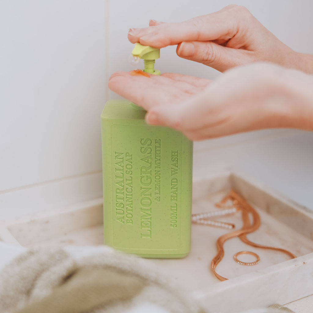 Lemongrass Hand Wash & Soap Bar Bundle - Image 6