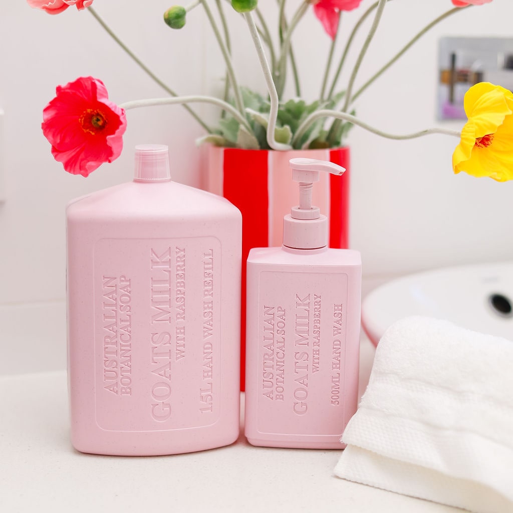 Goats Milk & Raspberry Hand Wash Bundle