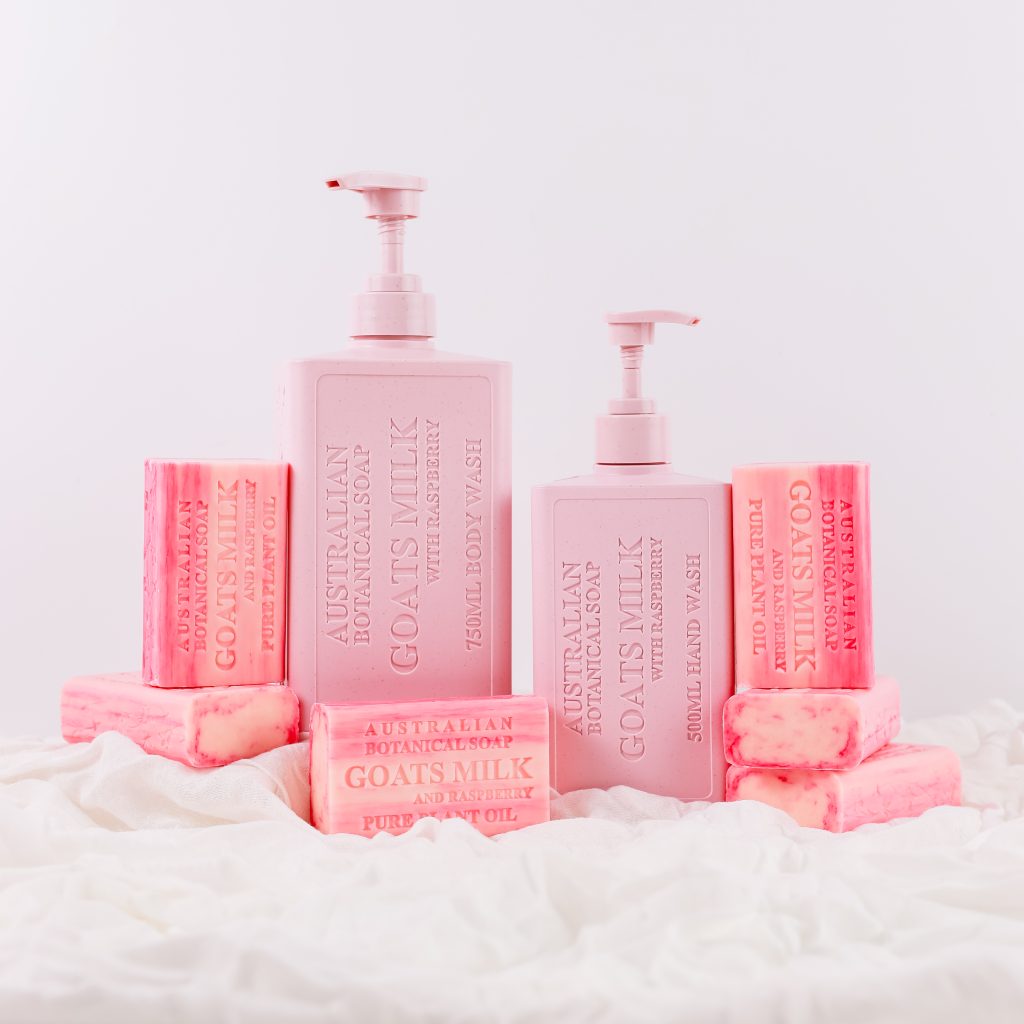 Goats Milk with Raspberry – Body Care Bundle