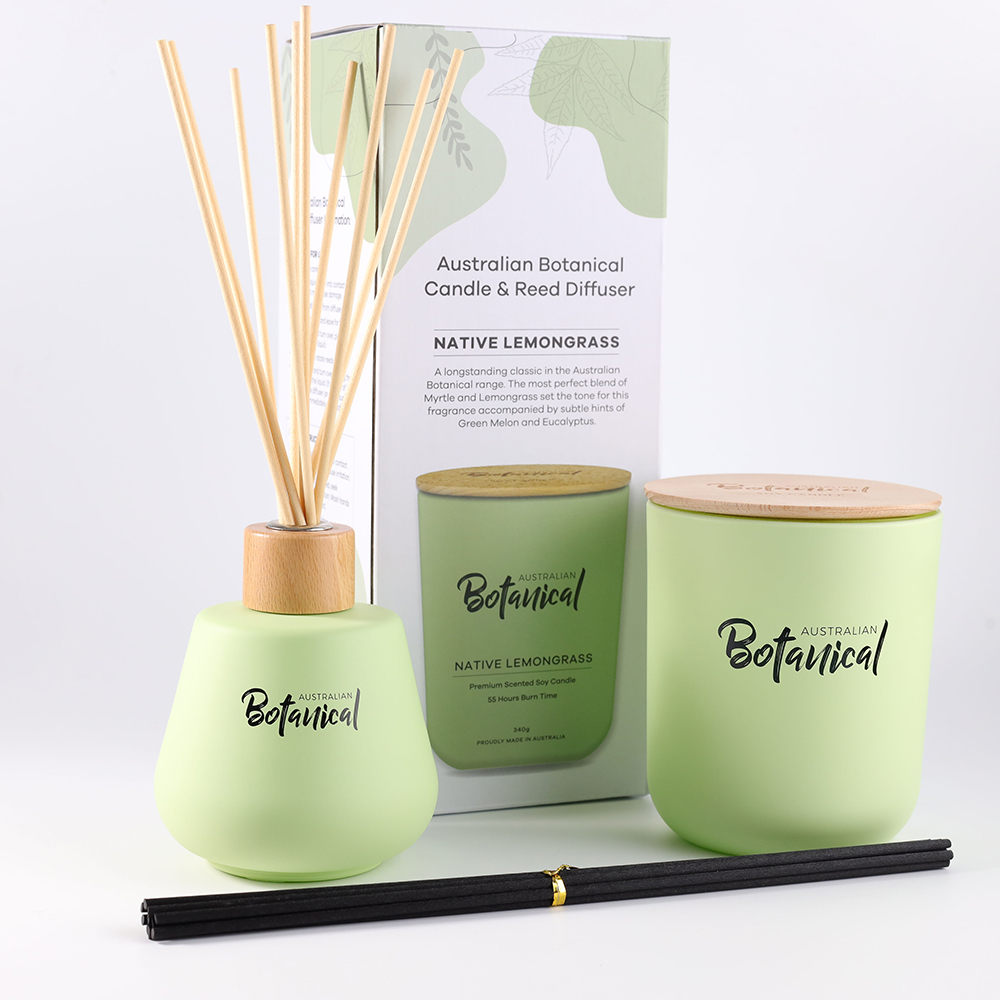 Native Lemongrass – Candle & Diffuser Gift Pack