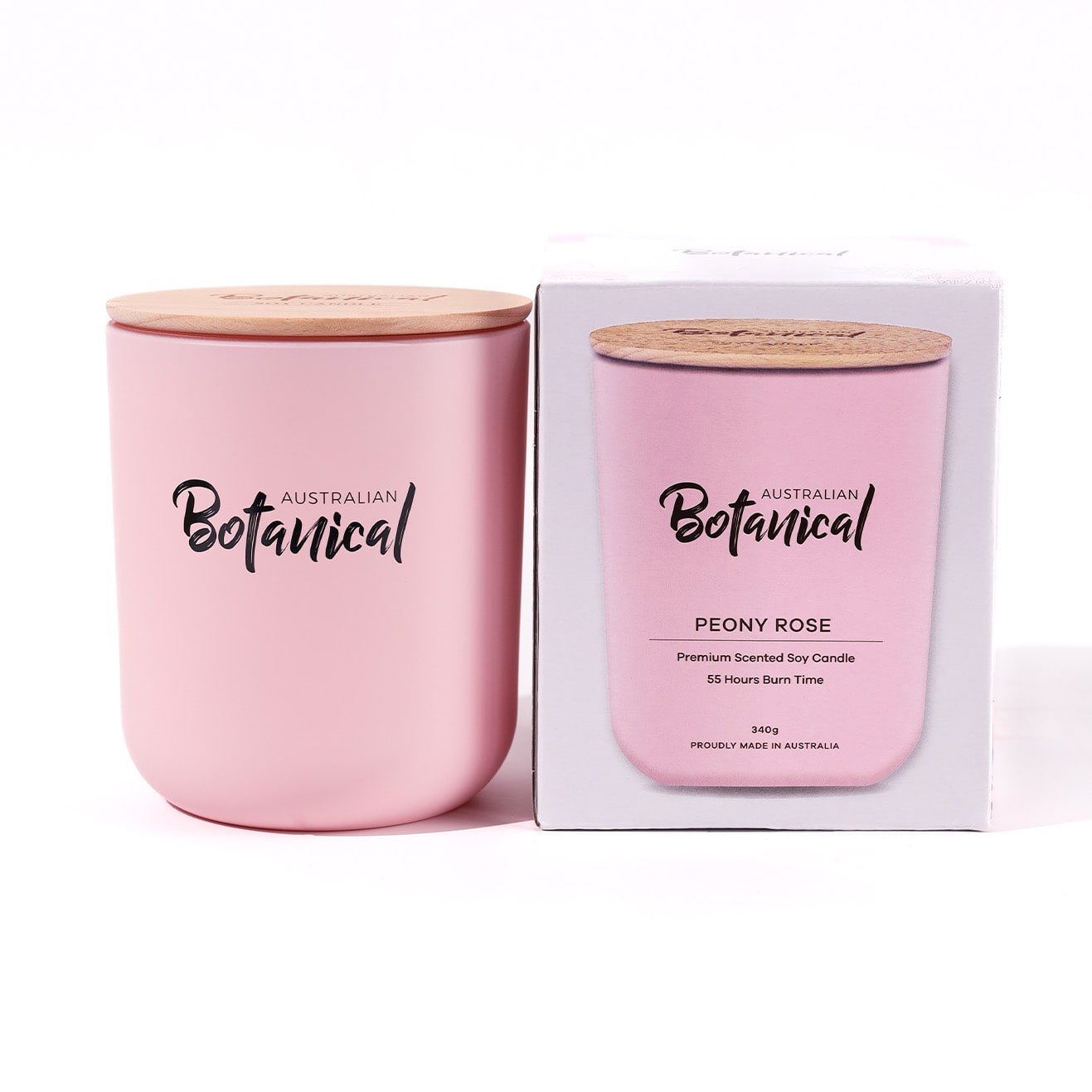 Peony Rose Scented Soy Candle - Image 5