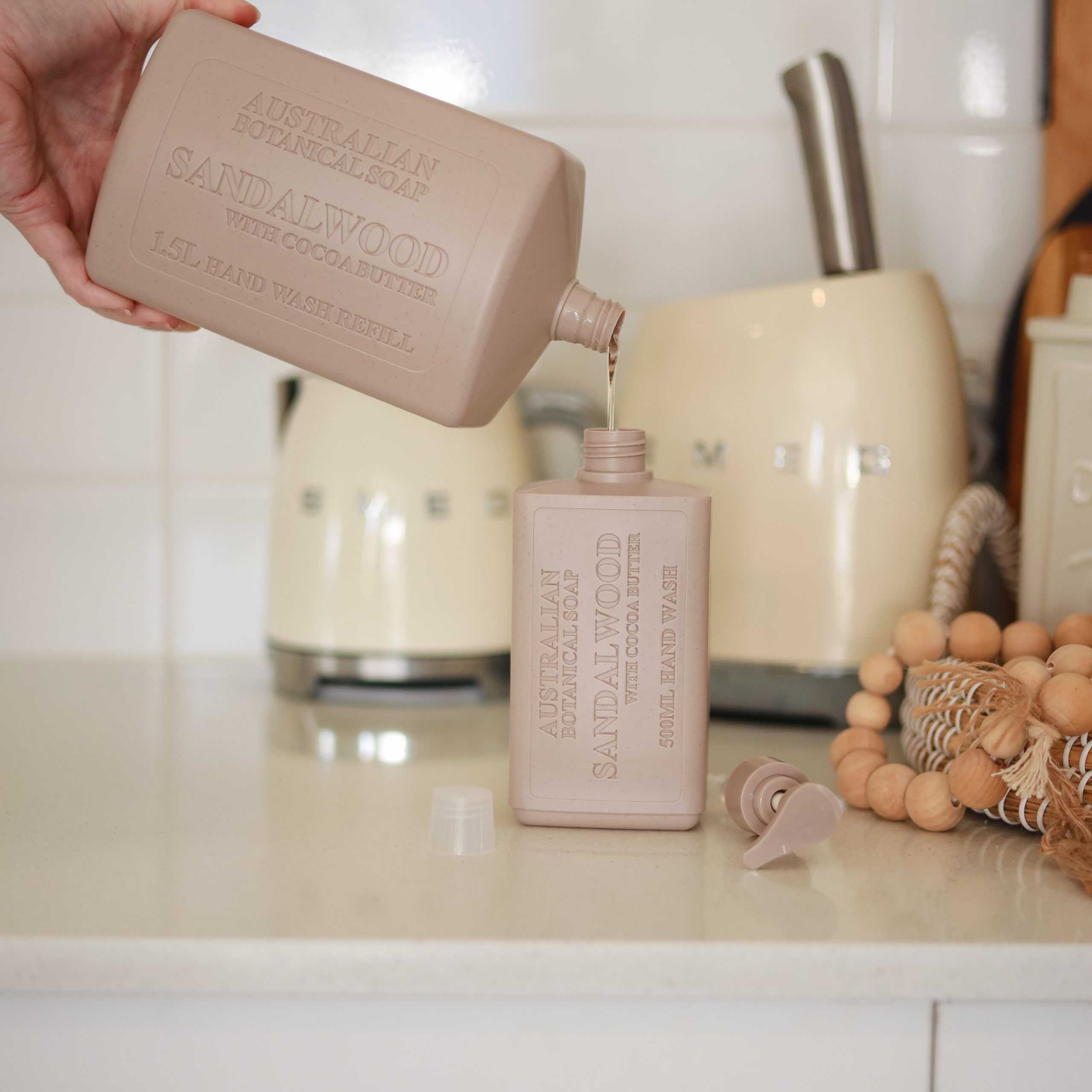 Sandalwood & Cocoa Butter Hand Wash Refill – 1.5L