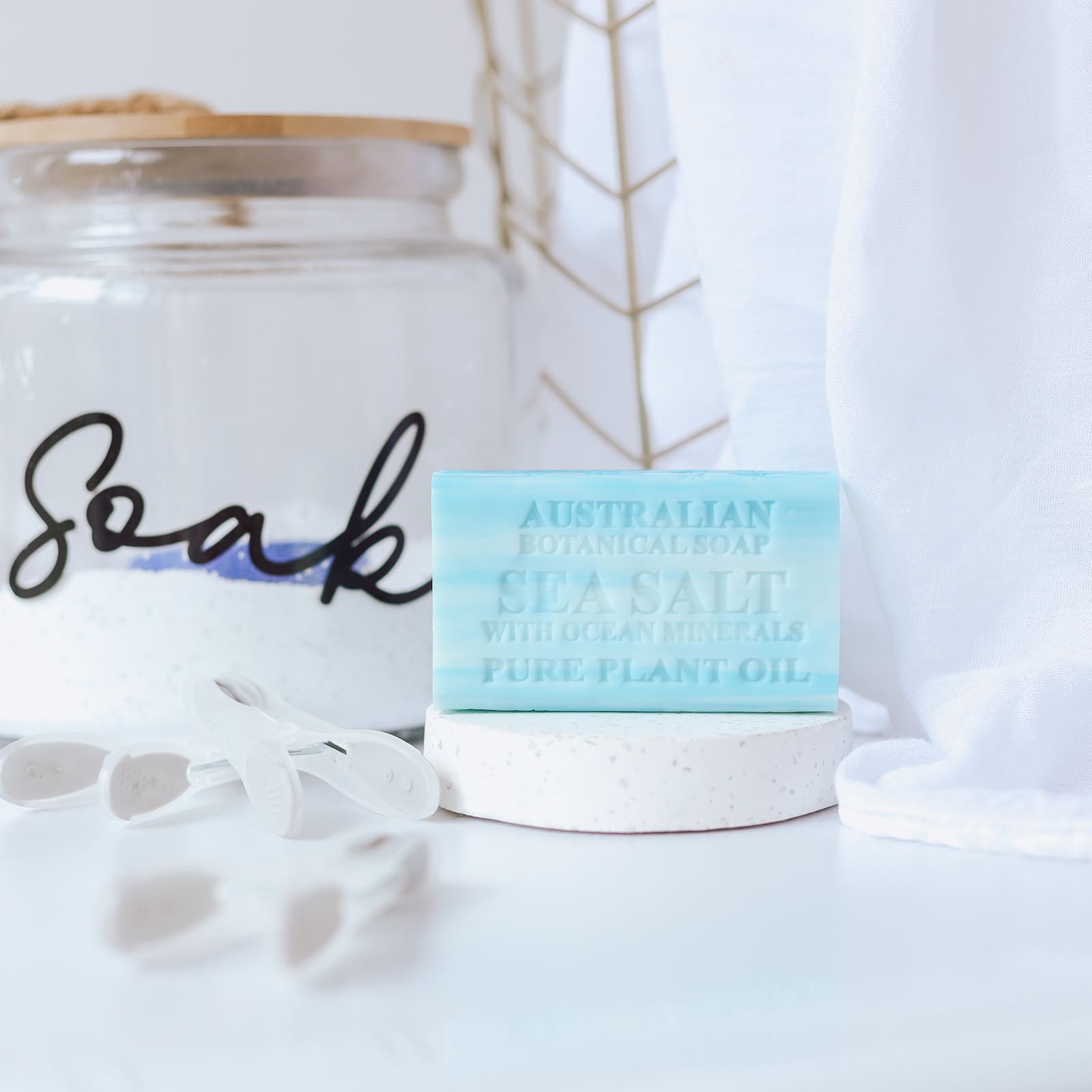 Sea Salt Hand Wash & Soap Bar Bundle - Image 4