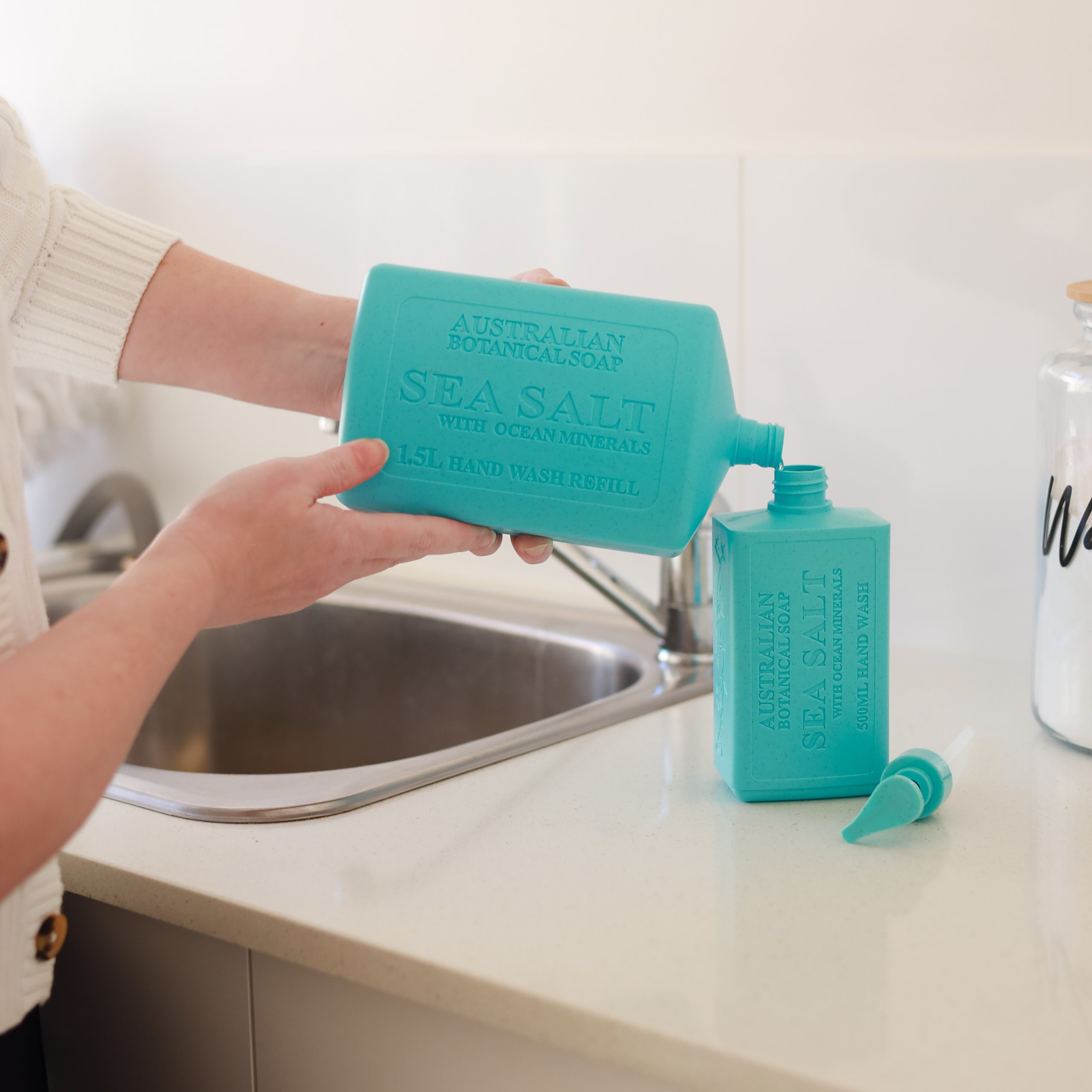 Sea Salt with Ocean Minerals Hand Wash Refill – 1.5L