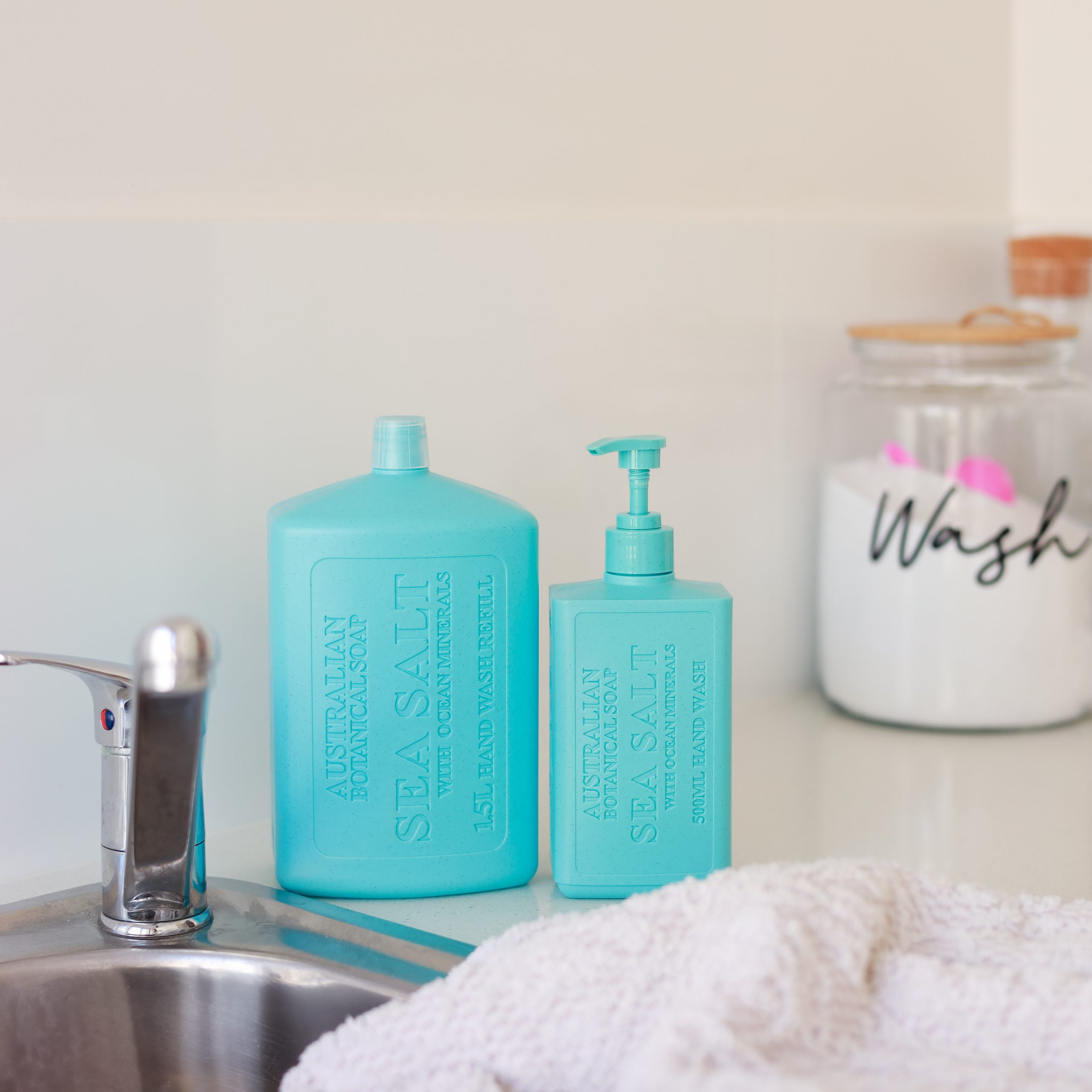 Sea Salt with Ocean Minerals Hand Wash Bundle