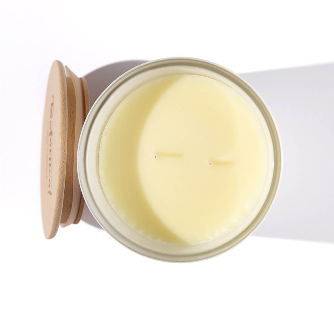 Vanilla Caramel Scented Soy Candle - Image 3